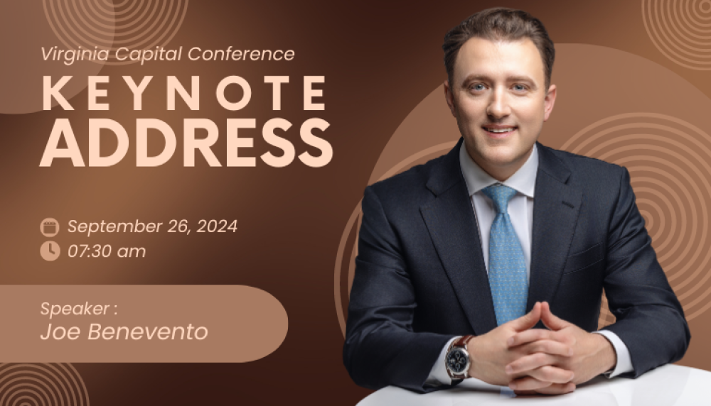 Keynote address 9/26/24 7:30am with Joe Benevento