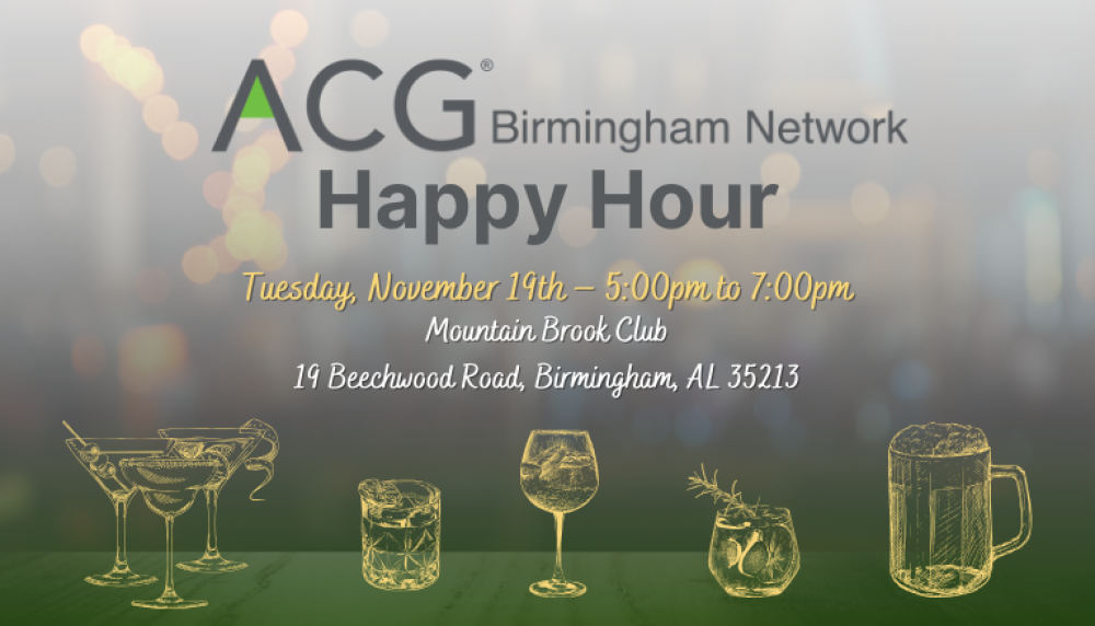 Fall 2024 Birmingham Happy Hour