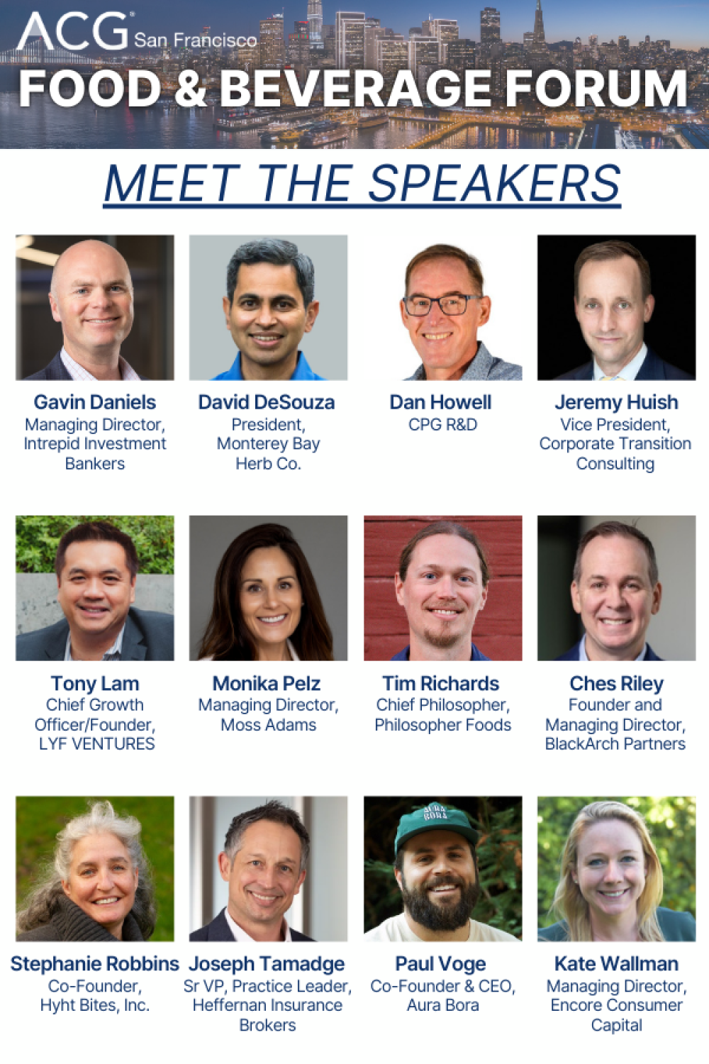 Meet the Speakers