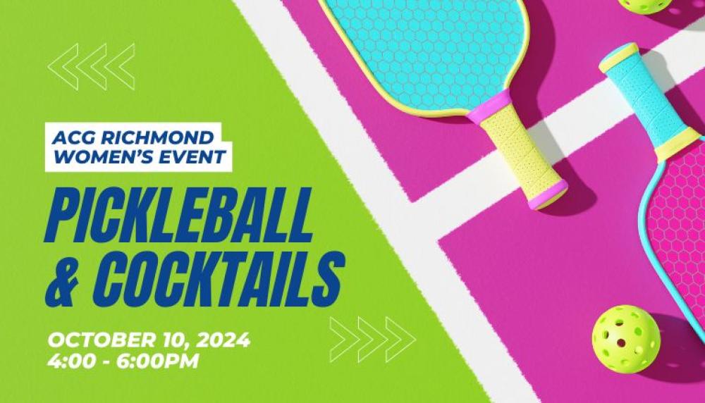 Pickball and Cocktails Oct 10, 2024