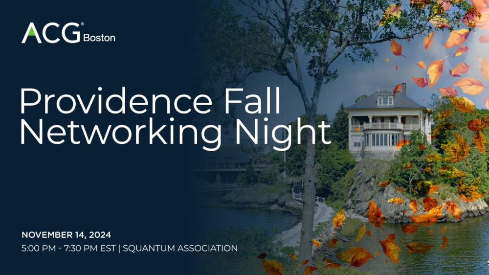 Providence Fall Networking