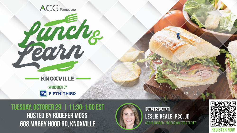 Lunch and Learn Knoxville Event
