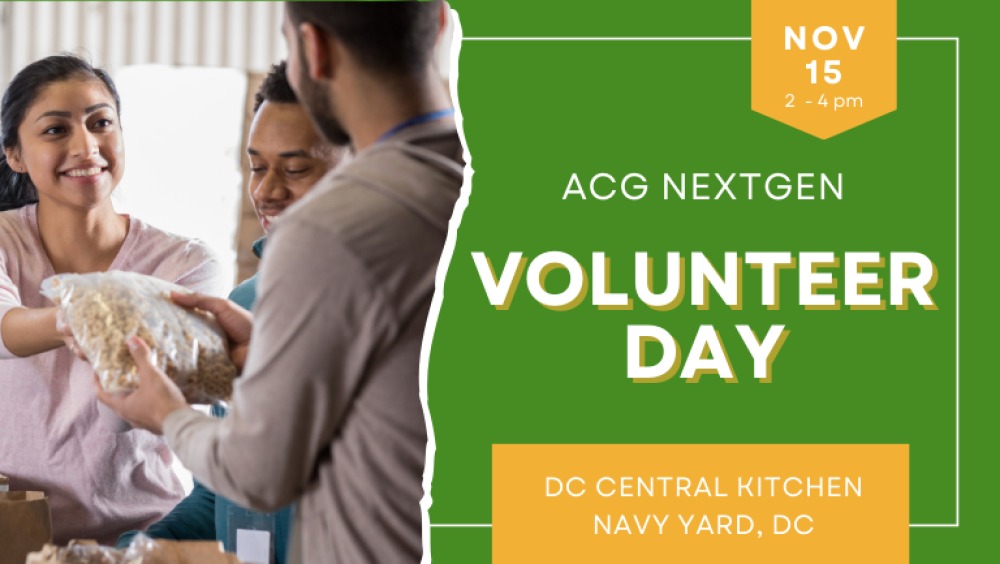 ACG NextGen Volunteer Day DC Central Kitchen