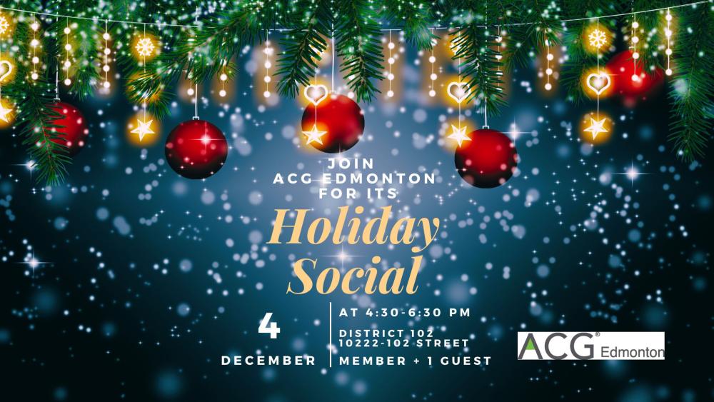ACG Edmonton Holiday Social