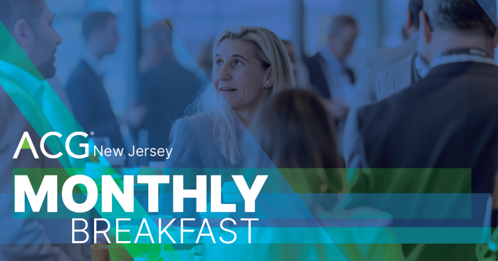 ACG NJ Monthly Breakfast 2025