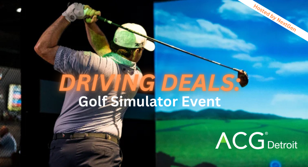 Driving Deals: Golf Simulator Event