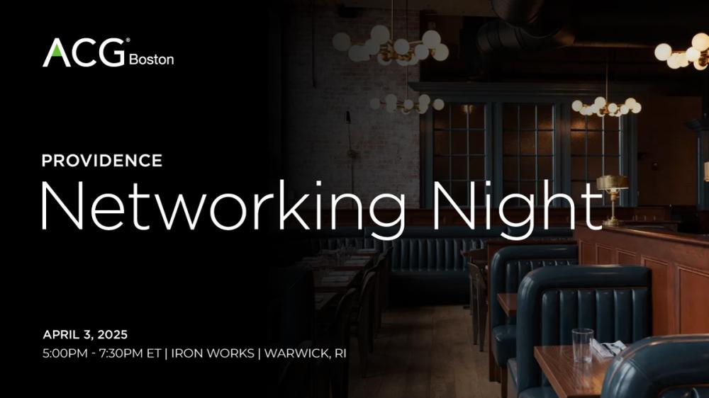 Providence Spring Networking Night