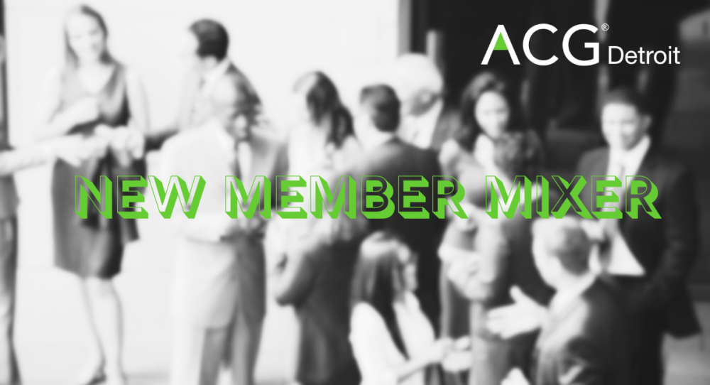 New Member Mixer