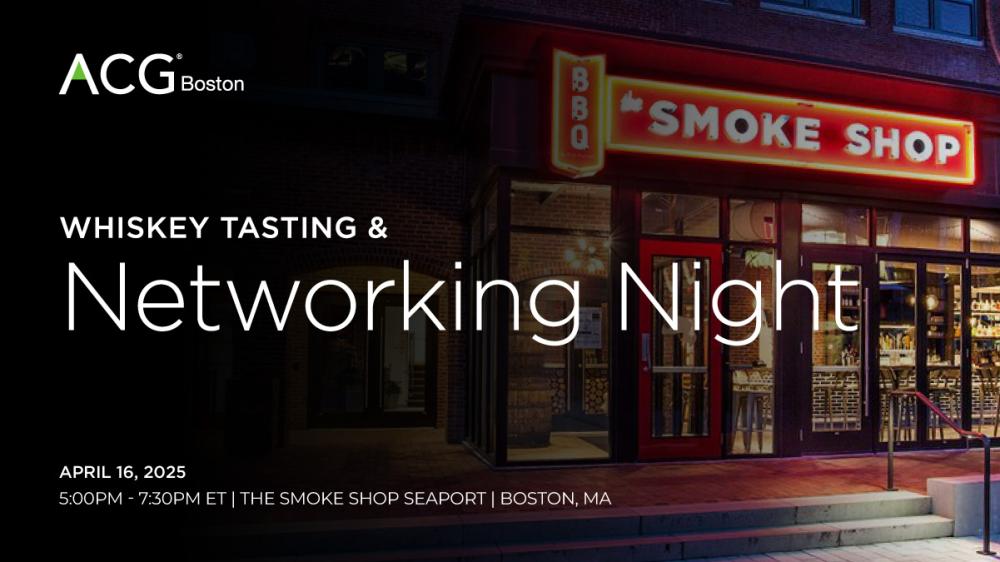 Whiskey Tasting & Networking Night 2025