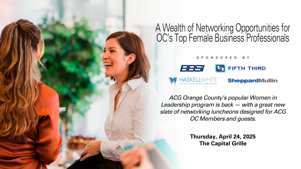 April 2025 Women in Leadership Luncheon