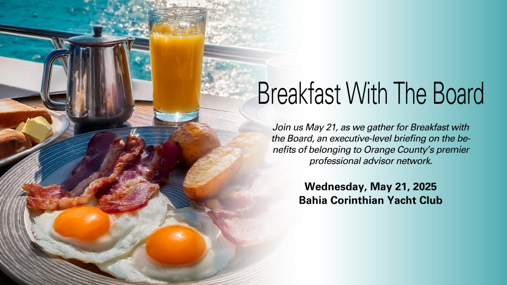 ACG OC Breakfast with the Board - May 2025