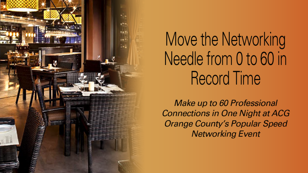 ACG OC Speed Networking - June 2025