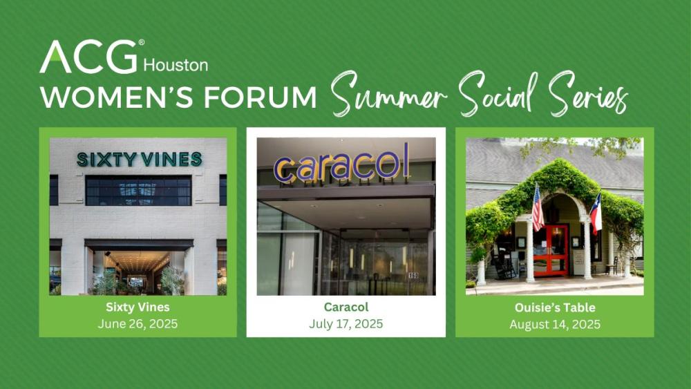 ACG HOU Women's Forum Summer Lunch - July