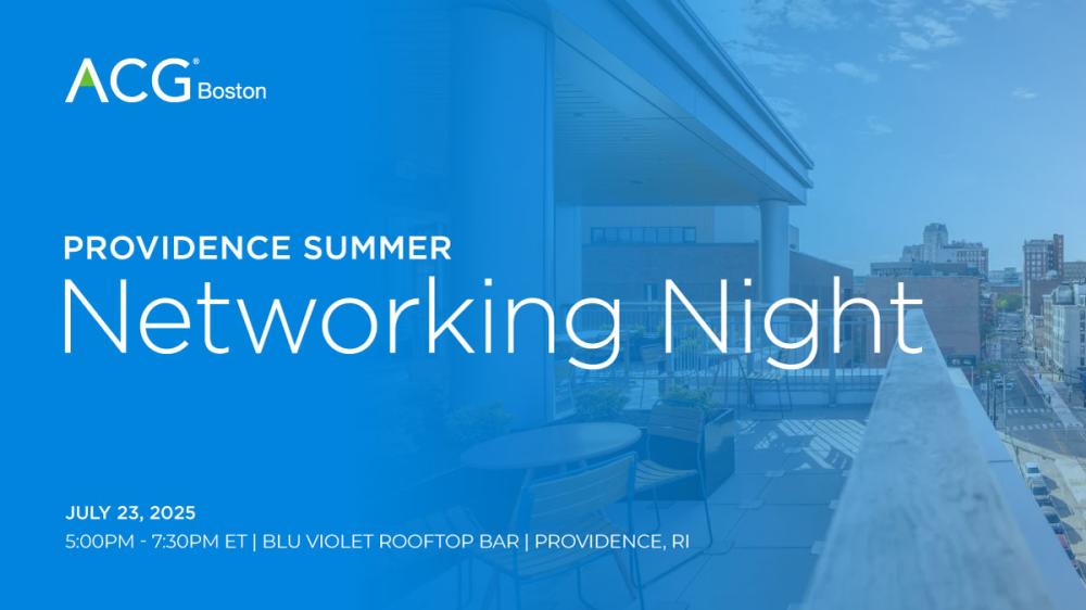 Providence Summer Networking