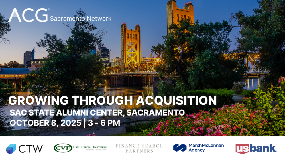 Sacramento Event October 2025
