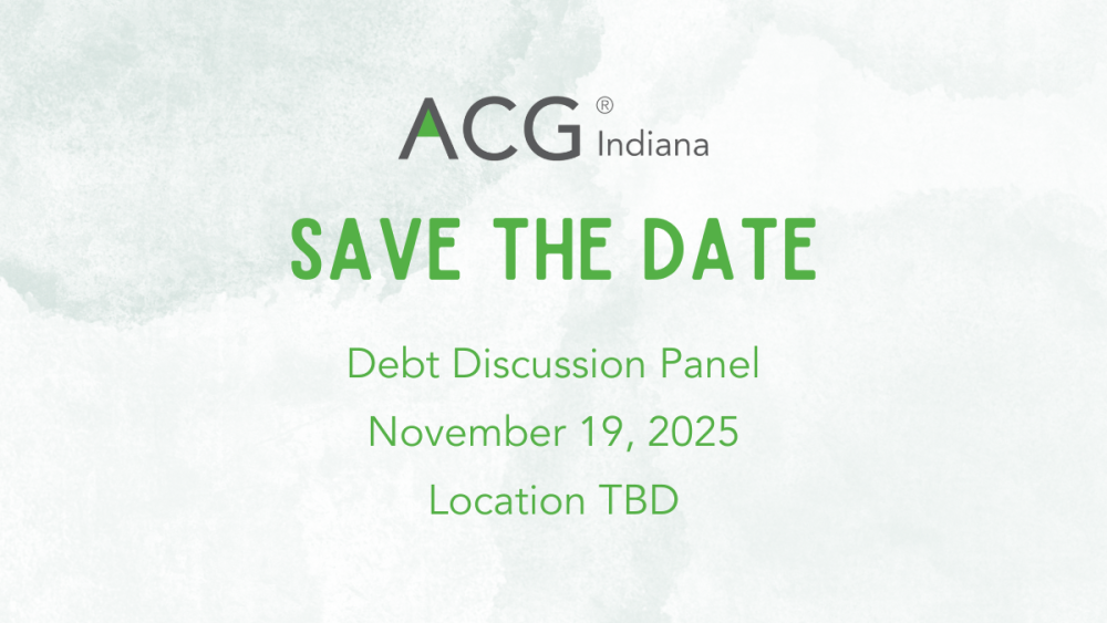 Debt Discussion Panel - Save the Date
