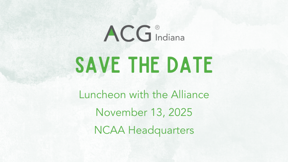Luncheon with Alliance - Save the Date