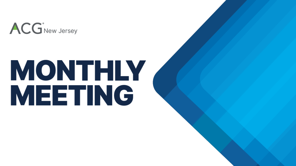 Monthly Meeting