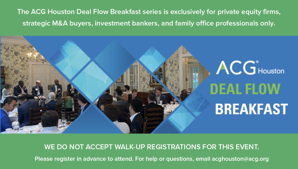 Houston Deal Flow Breakfast