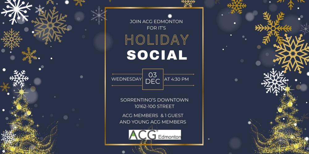 ACG Edmonton Holiday Social