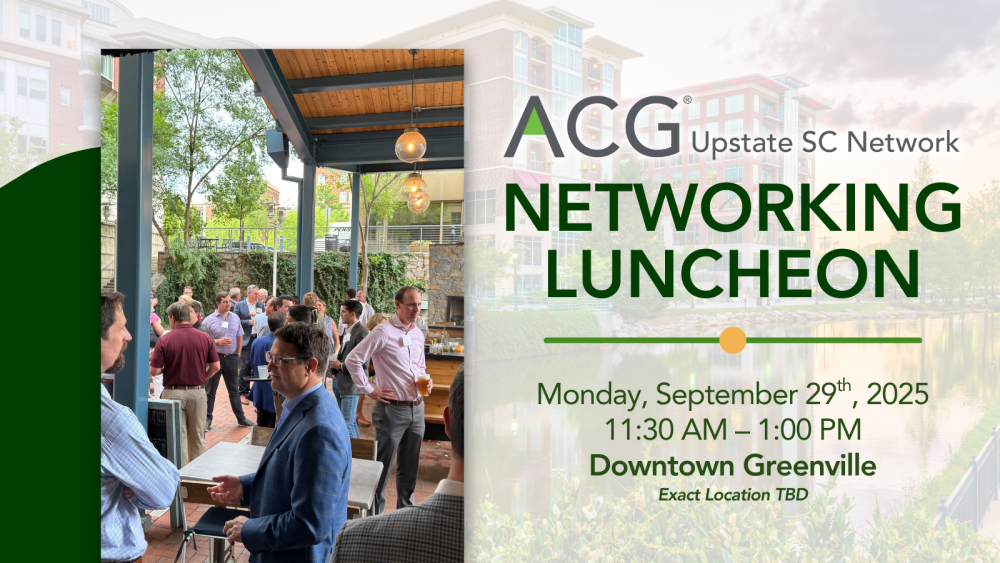 Upstate SC Networking Luncheon