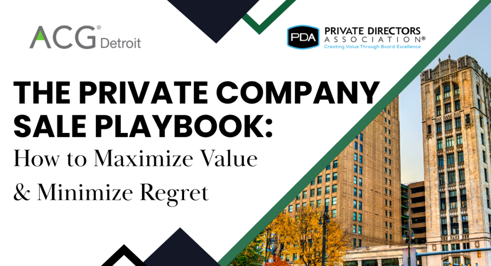 Private Company Sale Playbook