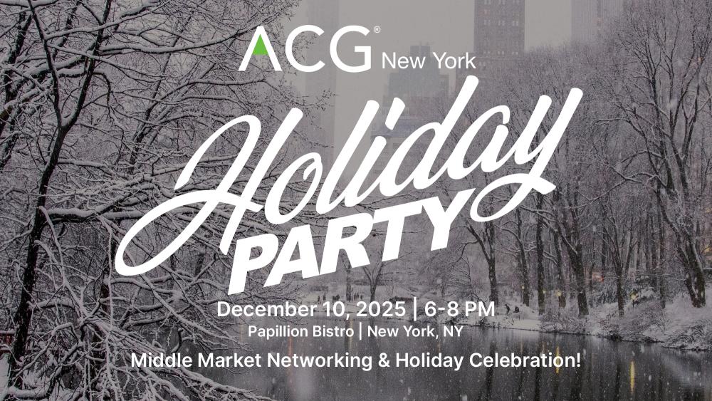 Holiday Party ACG NY 2025