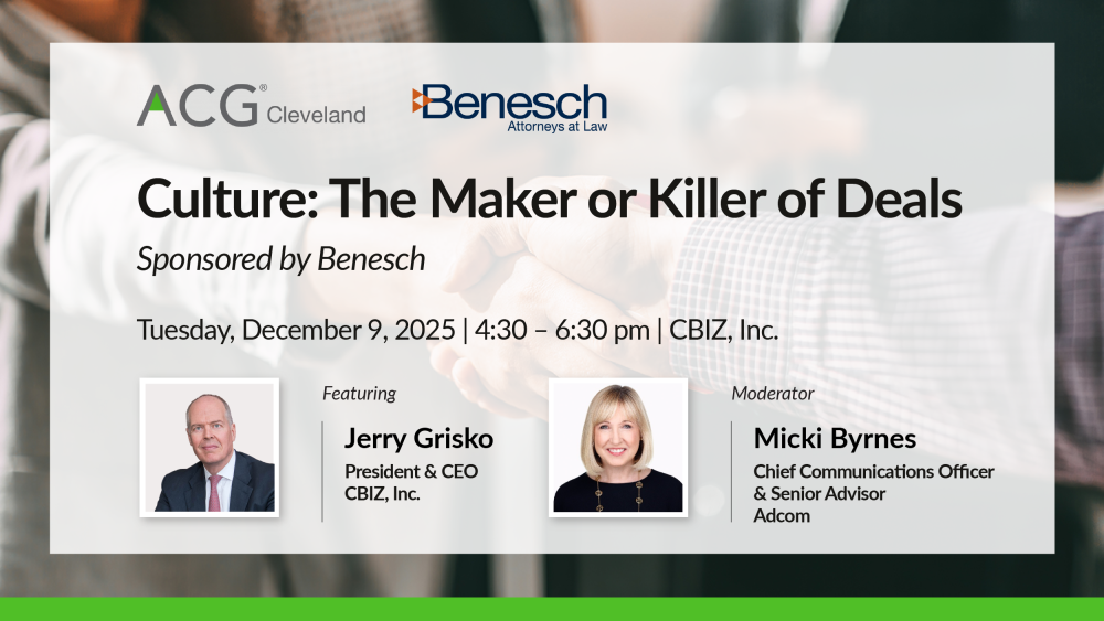 Culture:  The Maker or Killer of Deals