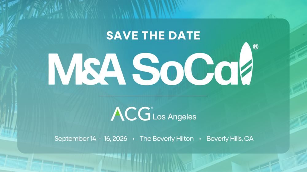 M&A SoCal 2026