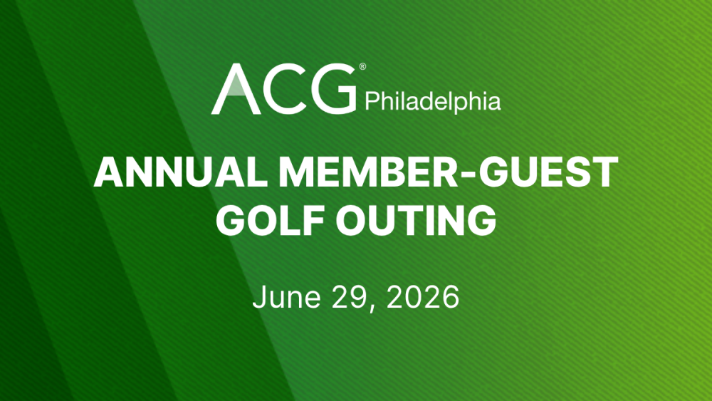Annual Member-Guest Golf Outing