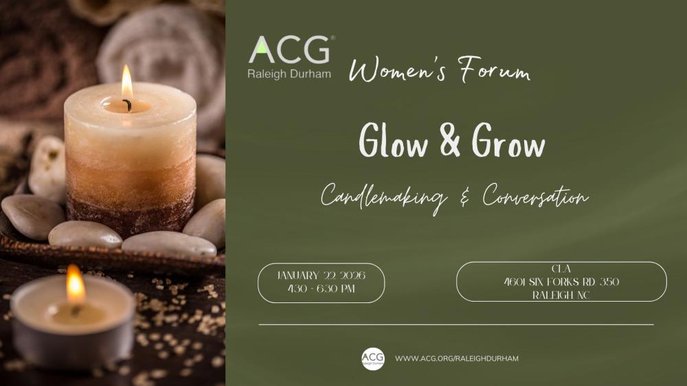 RDU Women's Forum Candle Making