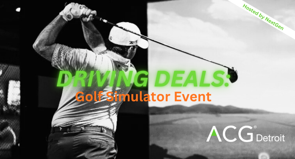 Driving Deals: Golf Simulator Event