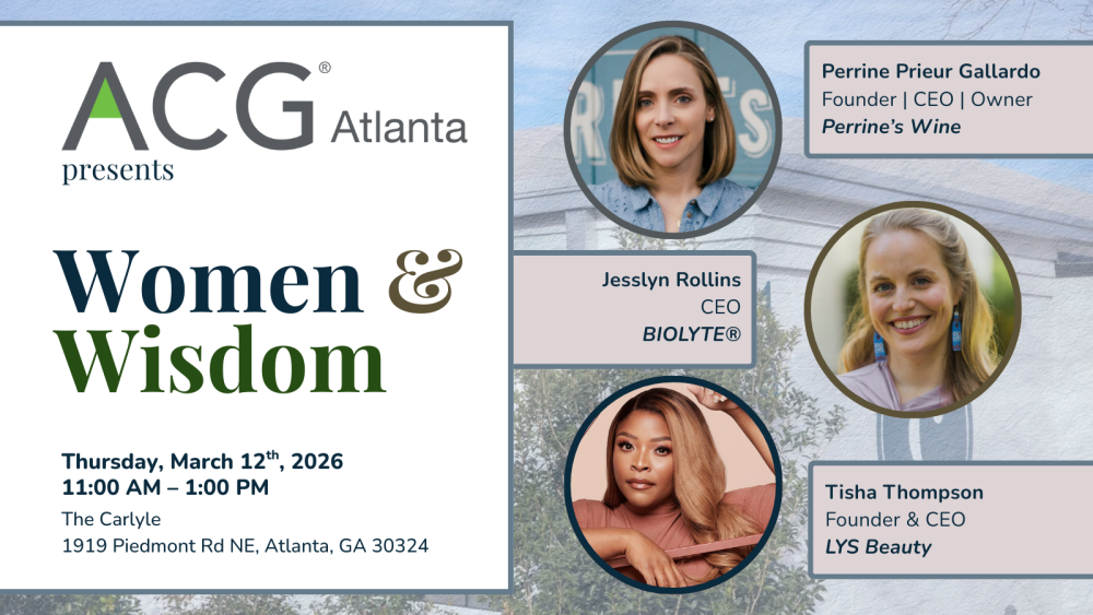 ACG Atlanta Women & Wisdom 2026