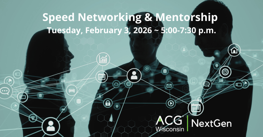 ACG WI NextGen - Speed Networking 2.0
