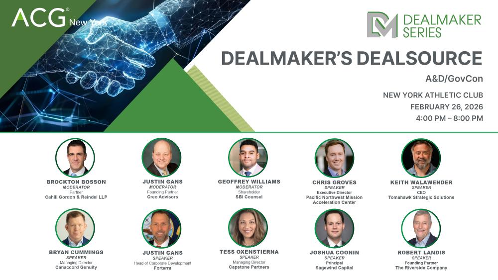 DealMaker Dealsource A&DGovCon February 26,2026