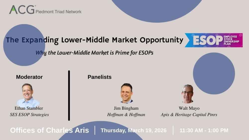 Expanding Lower-Middle Market for ESOPs