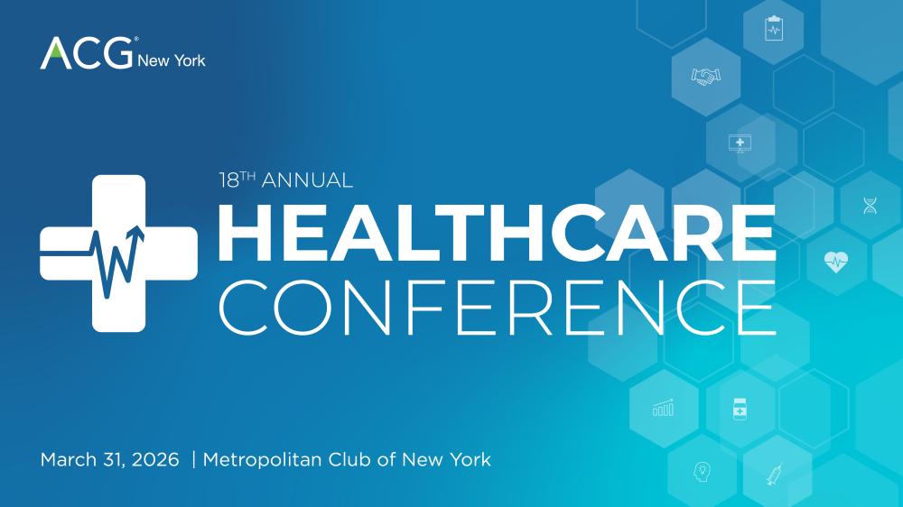 ACG New York Healthcare Conference 2026