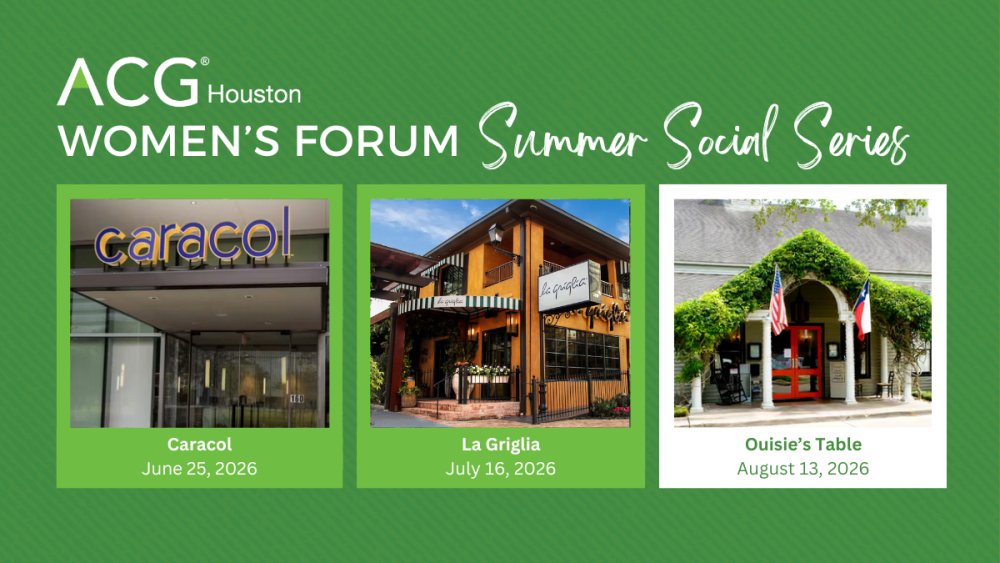 ACG Women's Forum August Lunch