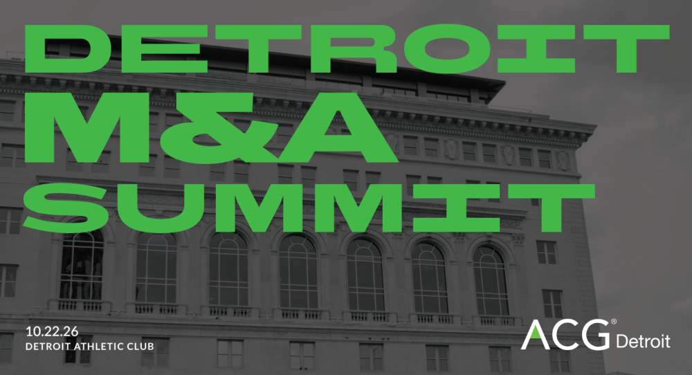 Detroit M&A Summit