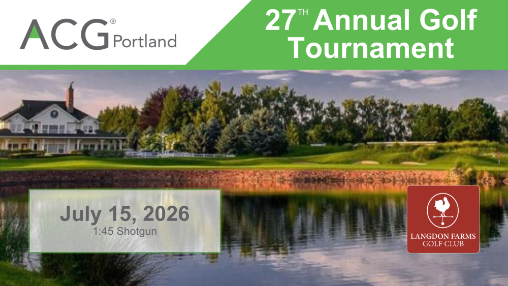 ACG 2026 Golf Portland
