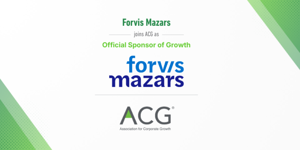 Forvis Mazars Official Sponsor of Growth