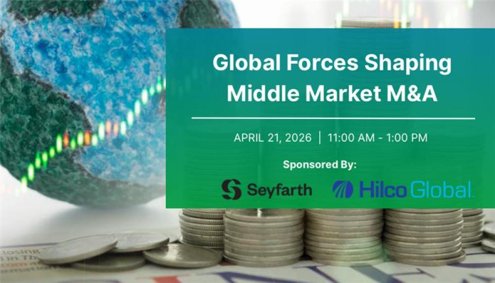 Global Forces Shaping Middle Market M&A | ACG Chicago