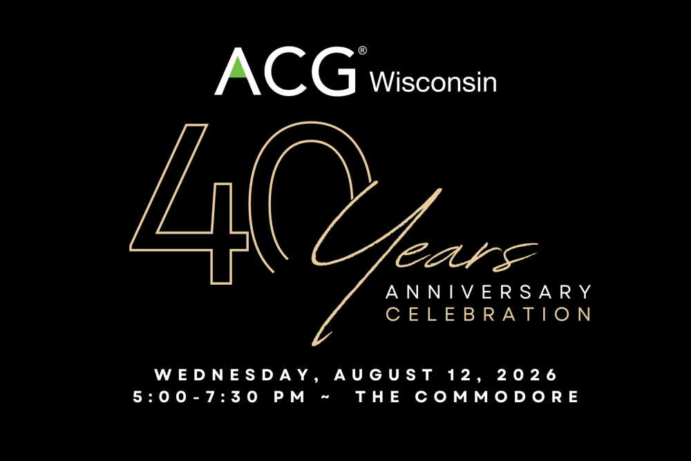 ACG Wisconsin - 40th Anniversary