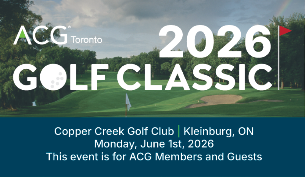 The 2026 ACG Golf Classic, June 1st 