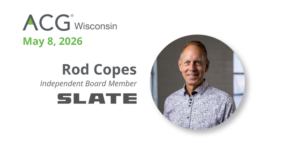 ACG Wisconsin May 8, 2026 - Rod Copes