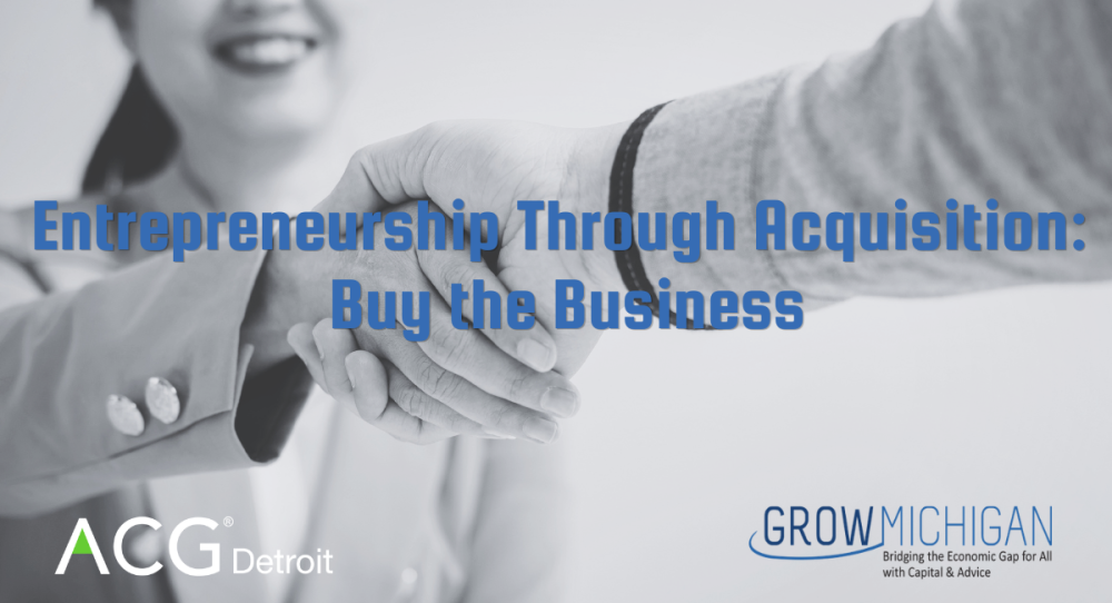 Entrepreneurship Through Acquisition 