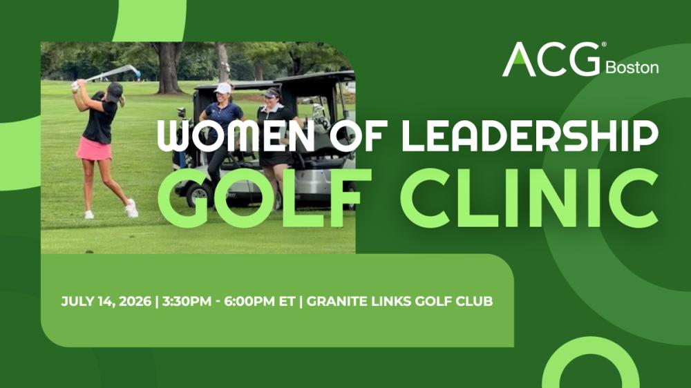 ACG Boston WOL Golf Clinic 2026