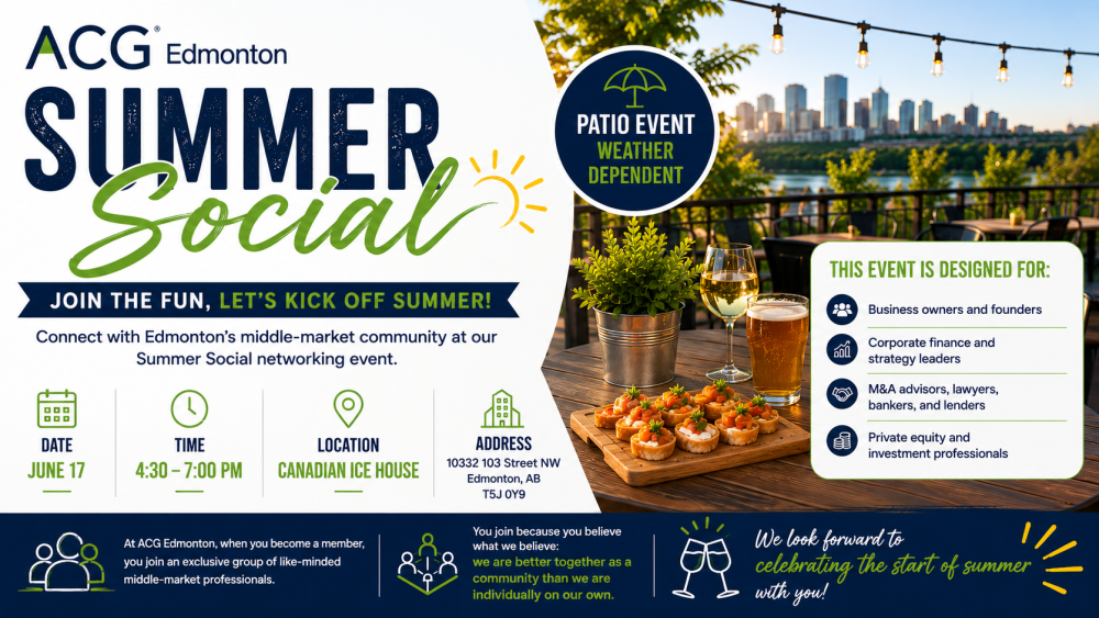 ACG Edmonton Summer Social