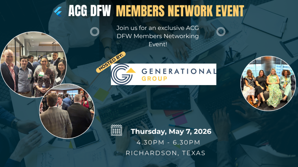 2026 ACG DFW May Member Mixer 