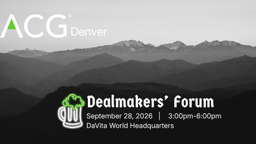 2026 Dealmakers’ Forum